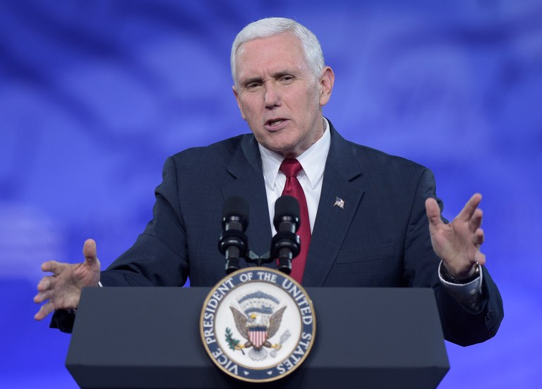 Vice President Mike Pence used a personal email account for state business as governor of Indiana, according to a report. (AP Photo/Susan Walsh)