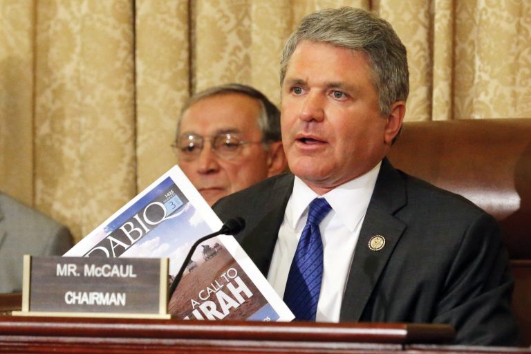 House Homeland Security Chairman Michael McCaul, R-Texas, is promising an information-sharing bill. (AP Photo)