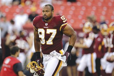 Rob Carr/Getty Images
Special teams captain Lorenzo Alexander leads the Redskins with 18 tackles, and Mike Shanahan believes he's worthy of the ProBowl.