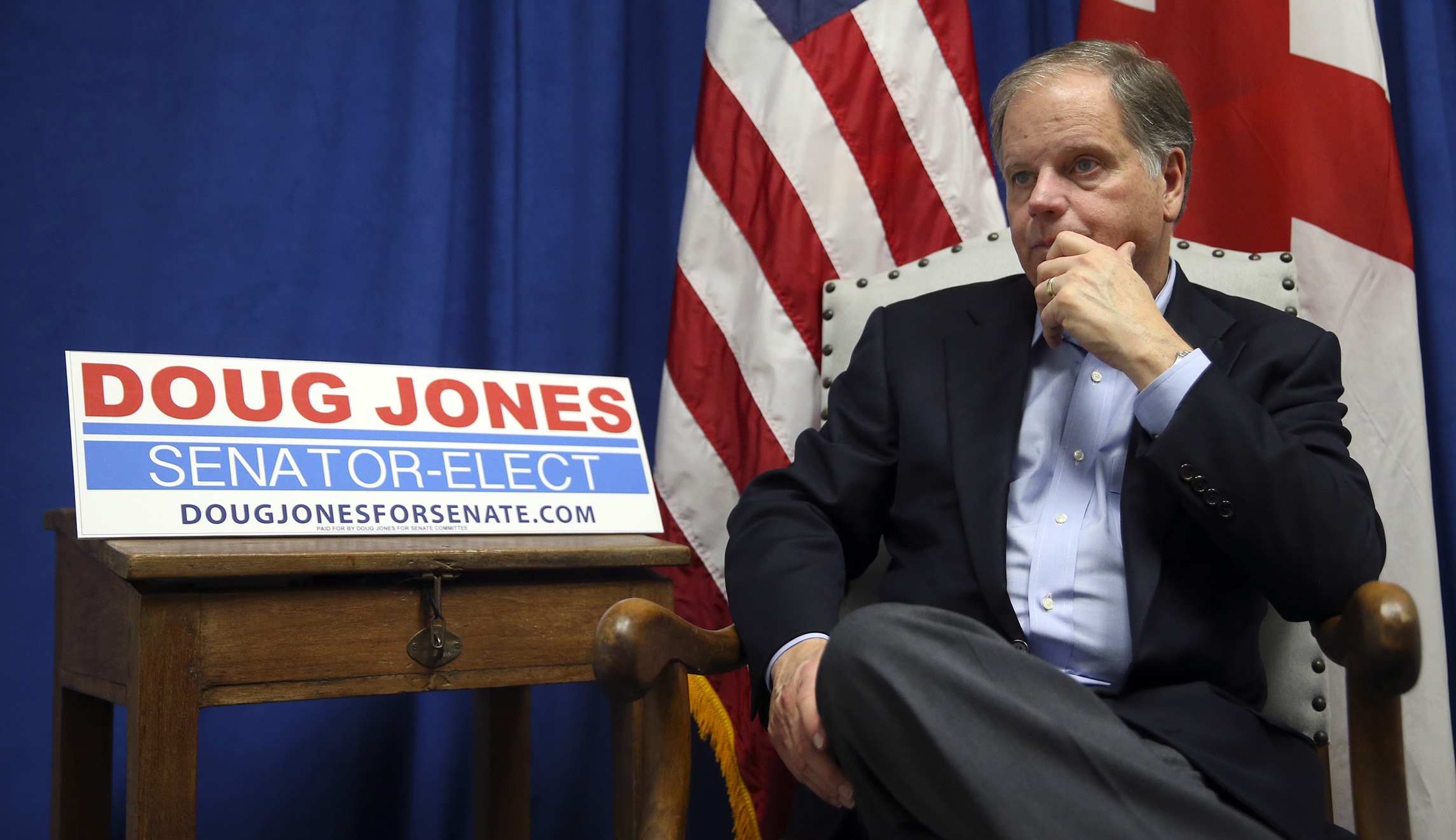Doug Jones: ‘I’m absolutely’ willing to work with Trump