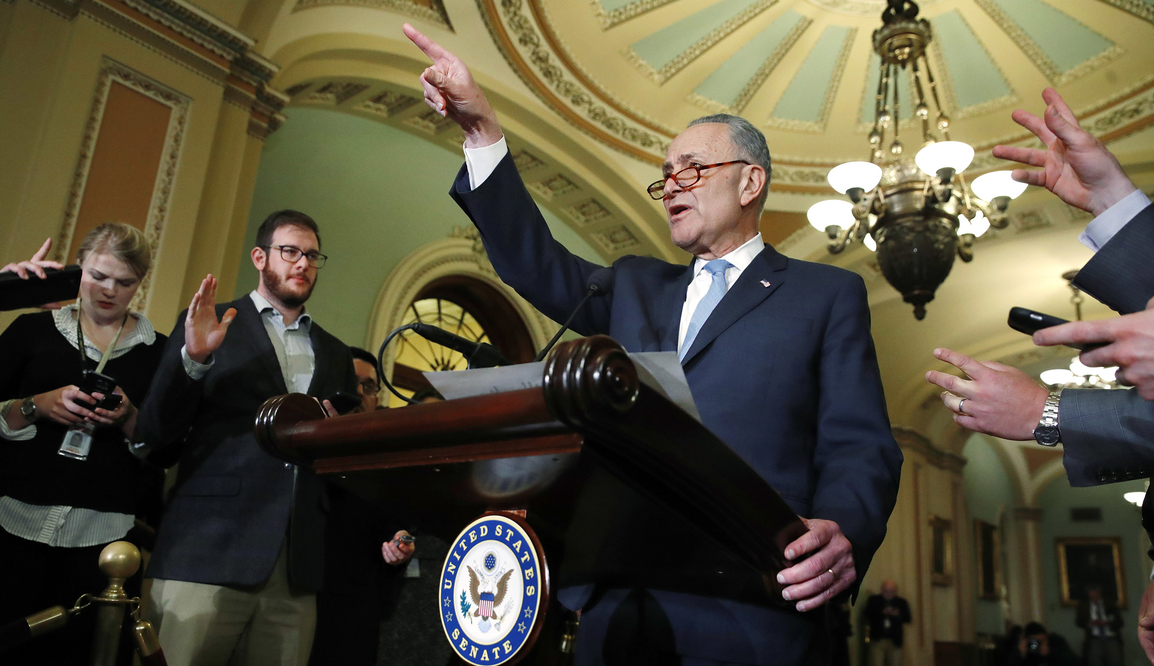 Trump: Government shutdown looming because of Senate Democrats