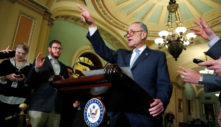 President Trump said, Senate Democrats are needed if the government funding bill has to pass the upper chamber, but the Dems want 