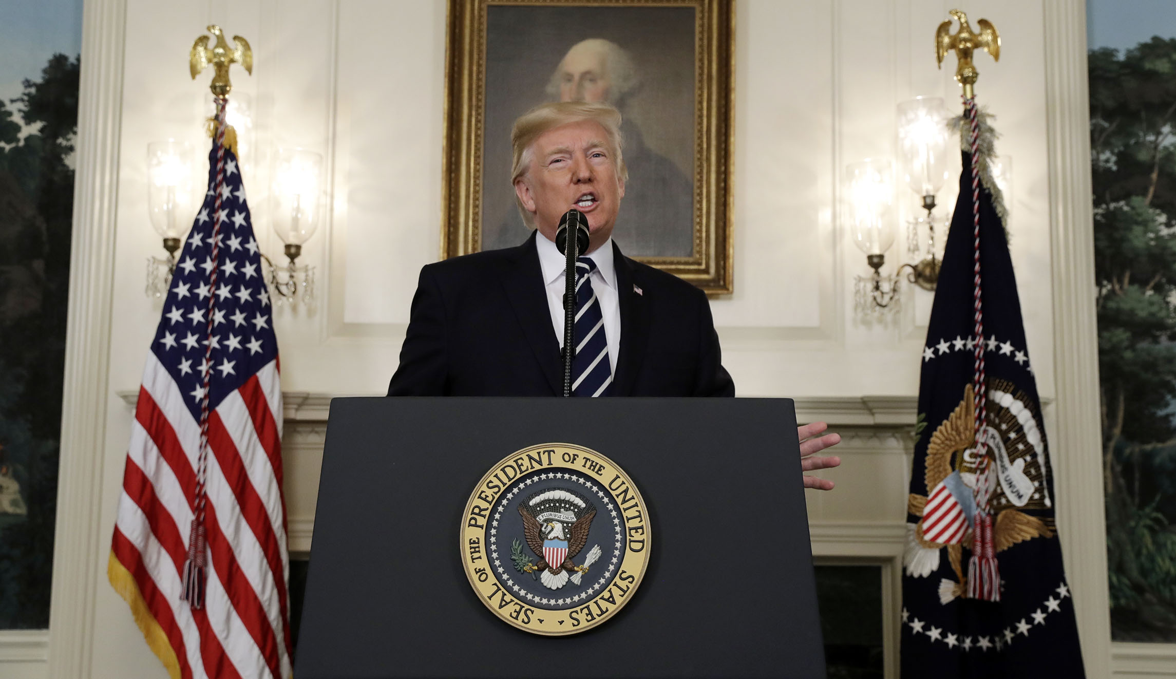 Trump condemns Las Vegas shooting as ‘act of pure evil’
