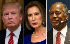 The outsiders: Trump, Carson, Fiorina top new poll of New Hampshire Republicans