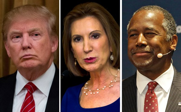 The outsiders: Trump, Carson, Fiorina top new poll of New Hampshire Republicans