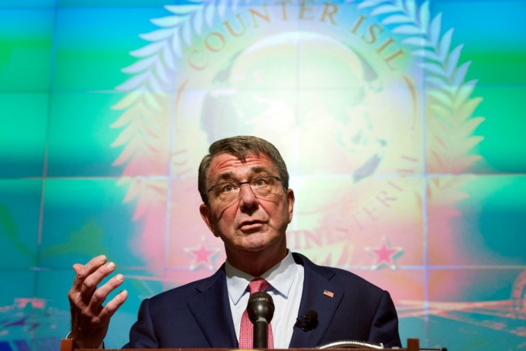 Ash Carter said the innovation hub aims to move more quickly than would be possible in the Pentagon's normal acquisition pipeline, and can issue funding for a project within 60 days of first meeting a company. (AP Photo)