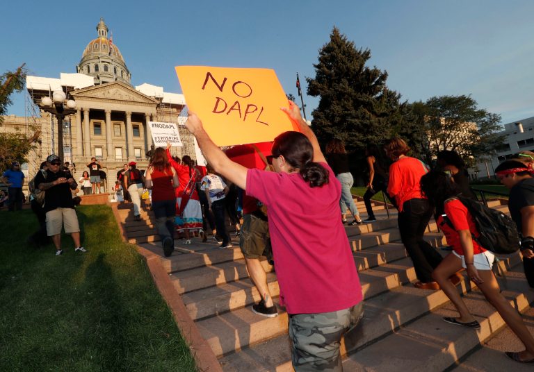 While the judge stated he would allow construction on the pipeline to continue, three government agencies stepped in to make sure that wouldn’t happen. (AP Photo)