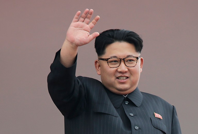 Donald Trump said that, as president, he would welcome North Korean leader Kim Jong-un if he planned a visit to the United States. (AP Photo/Wong Maye-E)