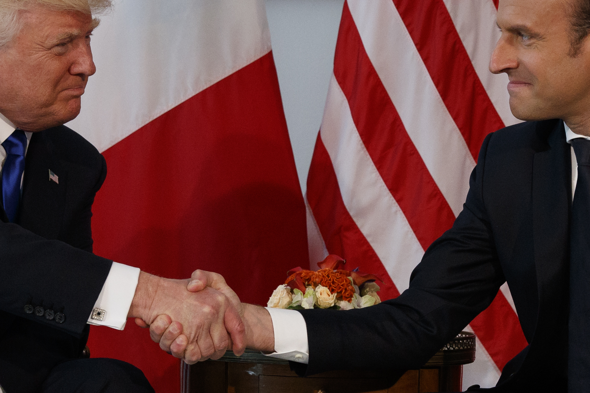 Emmanuel Macron on white-knuckled handshake with Trump: ‘It wasn’t innocent’