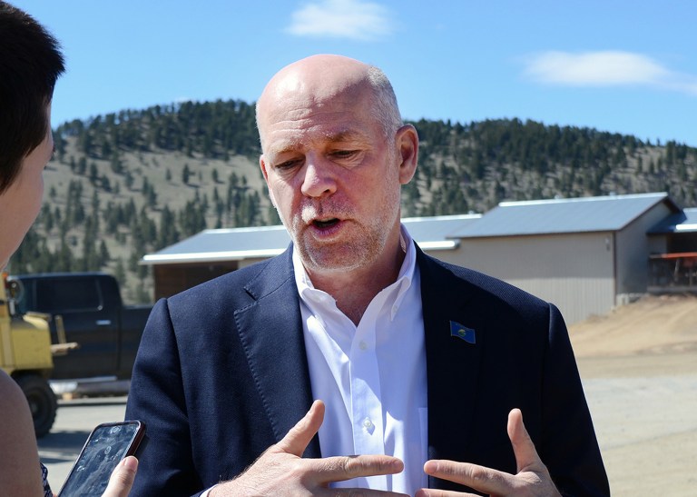 Ben Jacobs, a reporter for the Guardian, was at an event for Gianforte in Montana when the incident is said to have occurred. (AP Photo/Bobby Caina Calvan)