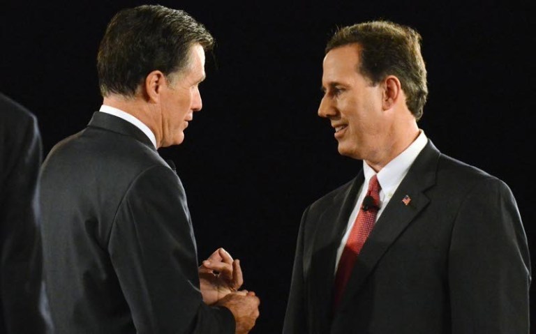 Will Mitt and Rick inhale when passing peace pipe?