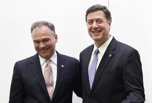 Tim Kaine now leading George Allen in Virginia, poll says