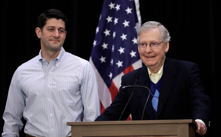 The House and Senate easily passed legislation Friday morning to keep the government funded for one week. (AP Photo/Matt Rourke)