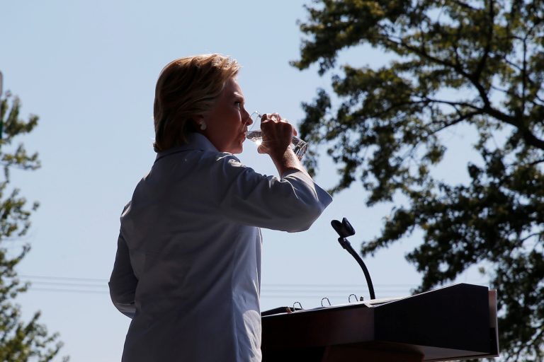You Can Lead Reporters To Water, But Can You Make Them Believe Clinton’s Ridiculous Dehydration Story?