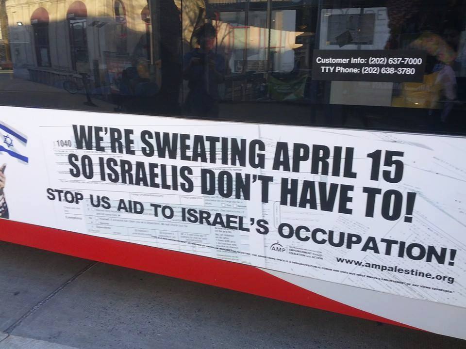 Pro-Israel group counters anti-Israel bus ads in DC