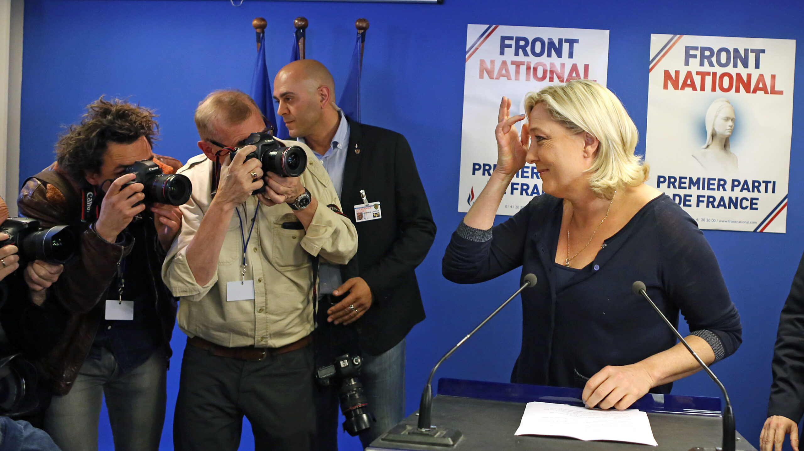French far right surges to lead in Europe vote