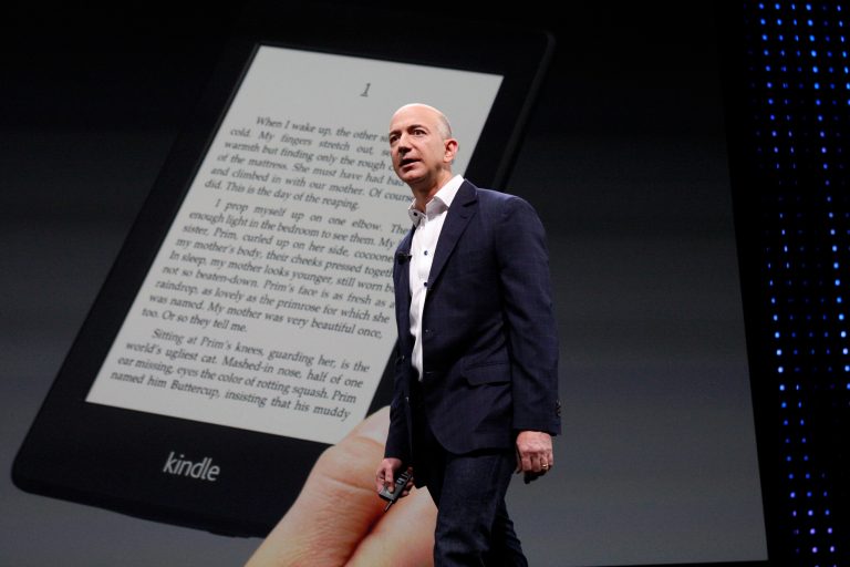 Amazon CEO Jeff Bezos. (Photo by David McNew/Getty Images)