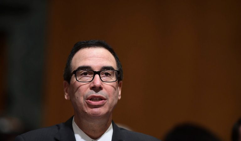 Treasury Secretary Steven Mnuchin said Thursday, 