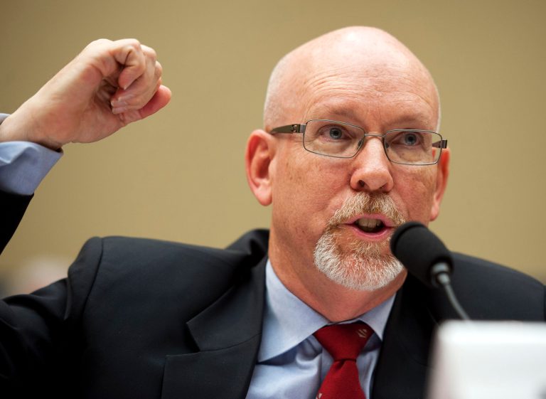 Gregory Hicks, former deputy chief of mission in Libya, testifies before the House Oversight and Government Reform Committee's hearing on the deadly assault of the U.S. diplomatic mission in Benghazi in Washington on May 8. Hicks saidÃÂ Senate Intelligence Committee members did not include his testimony about security at the U.S. mission in their final report.ÃÂ (AP Photo/Cliff Owen)