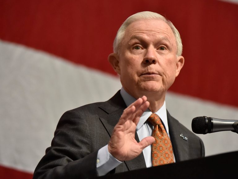 Alabama Sen. Jeff SessionsÂ is urging his fellow lawmakers to defund executive orders that soften immigration laws.Â (AP Photo/Bob Gathany, AL.com)
