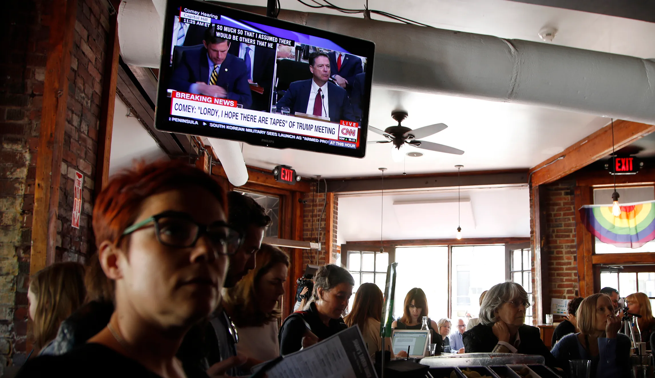 Comey hearing packs Washington bars: ‘This is peak DC’