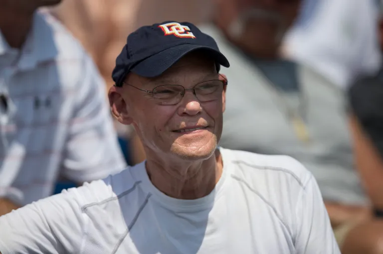 Democratic strategist and long-time Clinton political loyalist James Carville has severed ties with Fox News. (AP Photo)