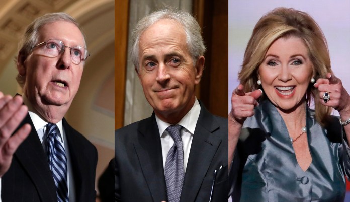 The Blackburn campaign made clear the congresswoman would not drop out of the Aug. 2 primary. (AP)