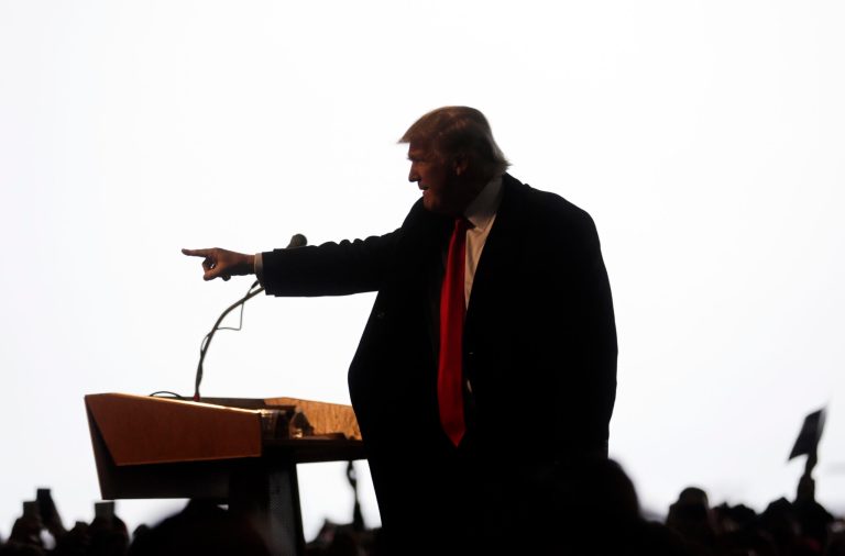 Republican presidential candidate Donald Trump had more trouble over the weekend turning primary votes into delegates. (AP Photo/Mike Groll)