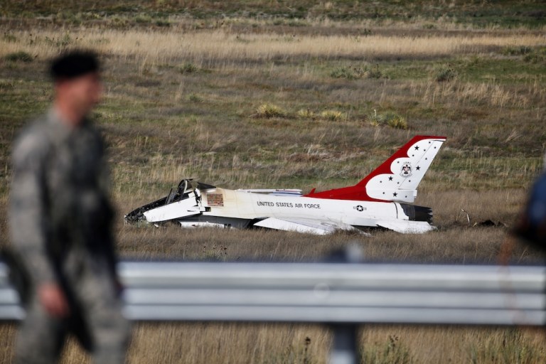Despite the two incidents happening the same day, Venable stressed that it was just a tragic coincidence. (AP Photo/Brennan Linsley)