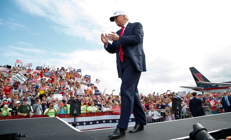 A politician's strength is his weakness. Donald Trump's impulsiveness, an asset in primaries, is now a liability. (AP Photo/ Evan Vucci)