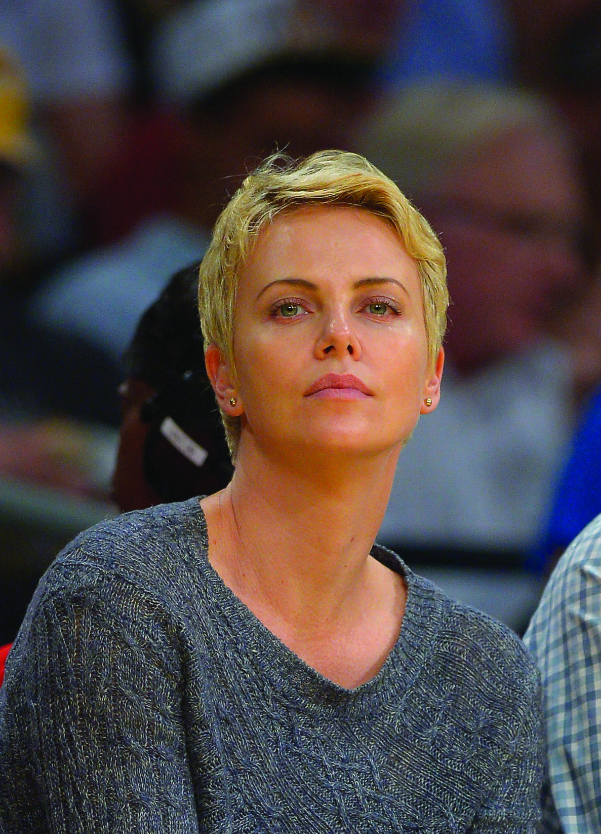 Sightings: Charlize Theron sports pixie cut on Capitol Hill