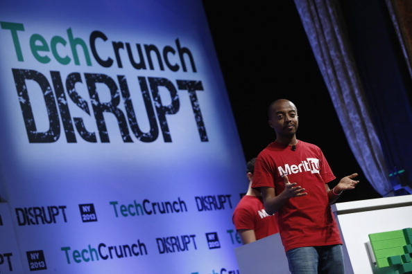 Azarias Reda presents at TechCrunch Disrupt NY 2013 at The Manhattan Center in New York City on April 29. (Photo by Brian Ach/Getty images for TechCrunch)