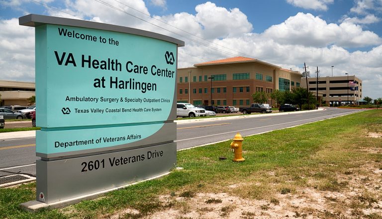 The Veterans Affairs Health Care Center in Harlingen, Texas. The Harlingen medical center ranked high on the list of the facilities with the longest average waits as of May 15 for new patients seeking primary care, specialist care and mental health care. (AP Photo/Valley Morning Star, David Pike)