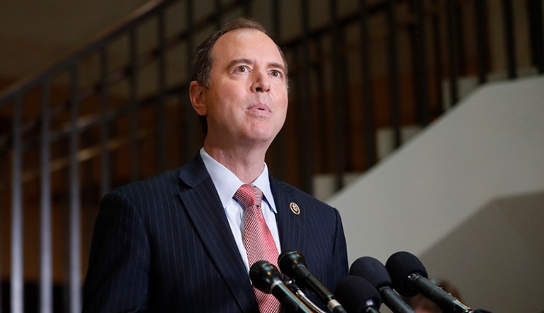 The House Intelligence Committee's ranking member Rep. Adam Schiff, D-Calif., said President Trump still bears some responsibility for letting Mike Flynn become his national security adviser. (AP Photo/Pablo Martinez Monsivais)