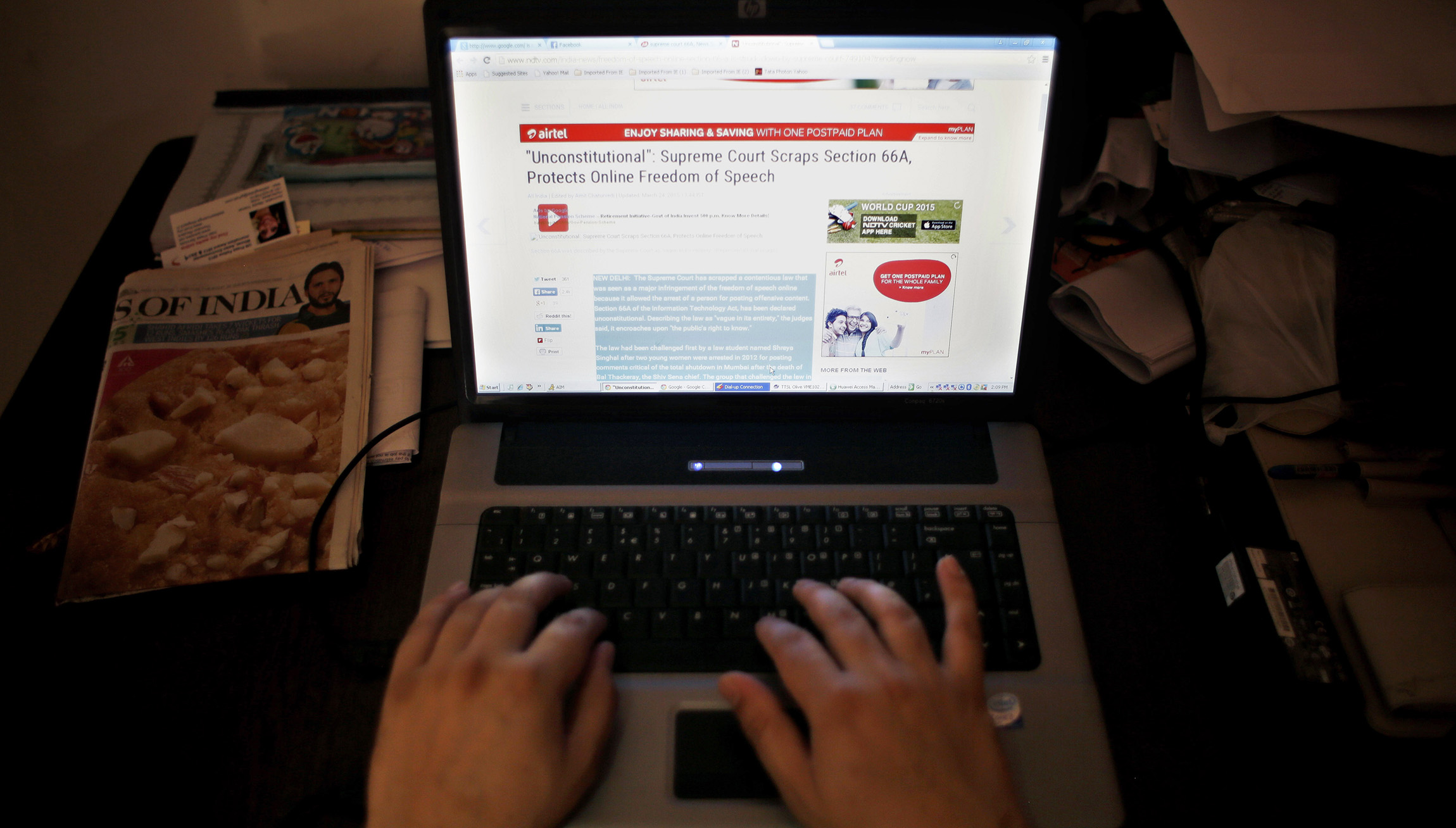 Report: Internet freedom falls 6th consecutive year