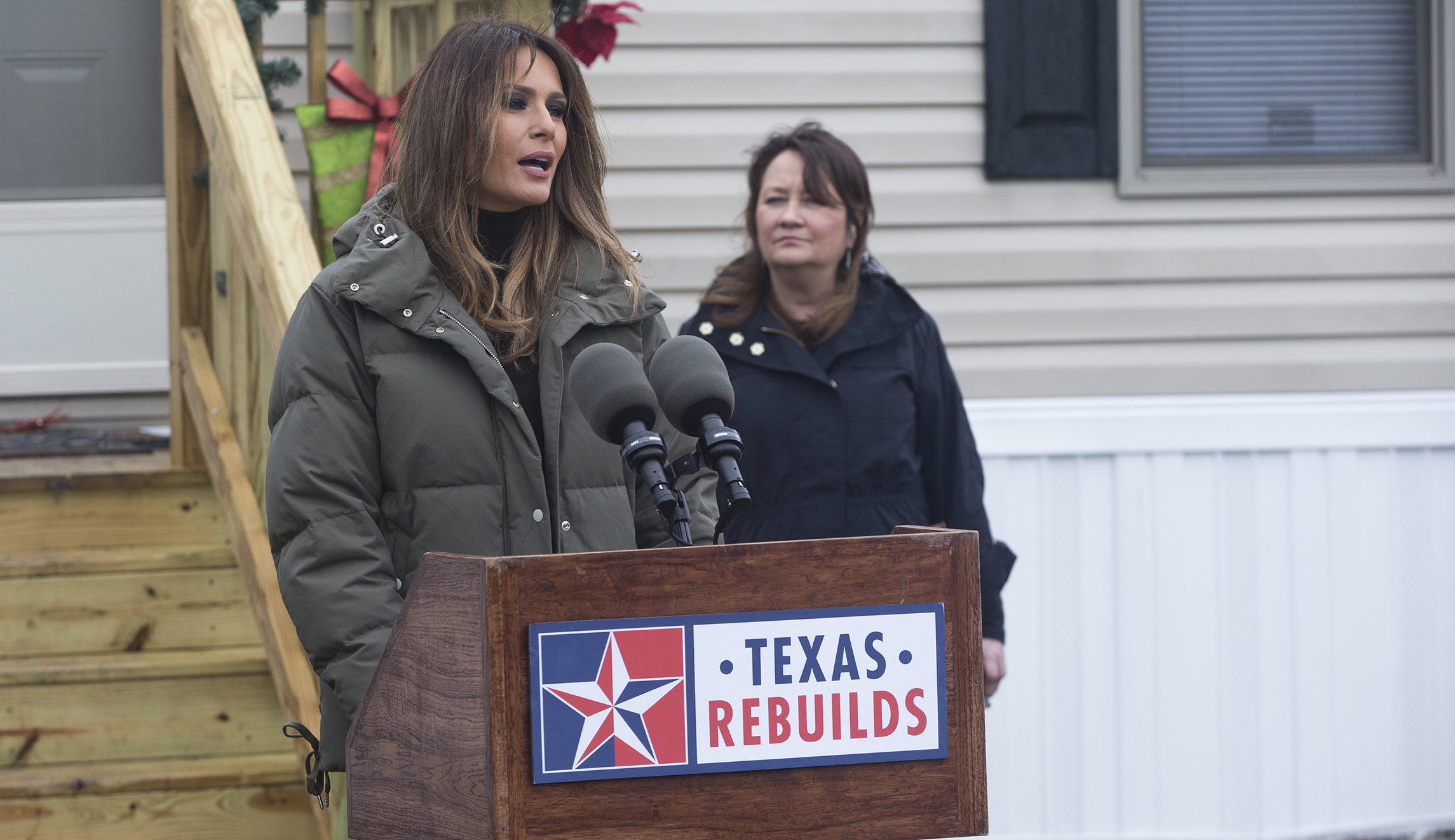 Melania Trump: Hurricane victims still need our help