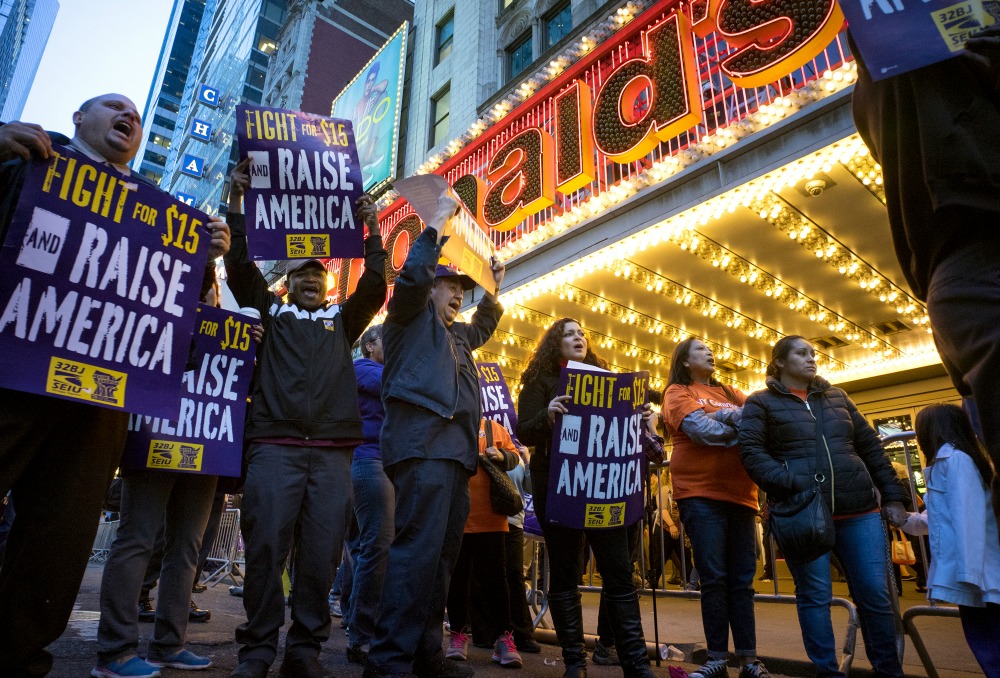 $15 minimum wage activists eye more states
