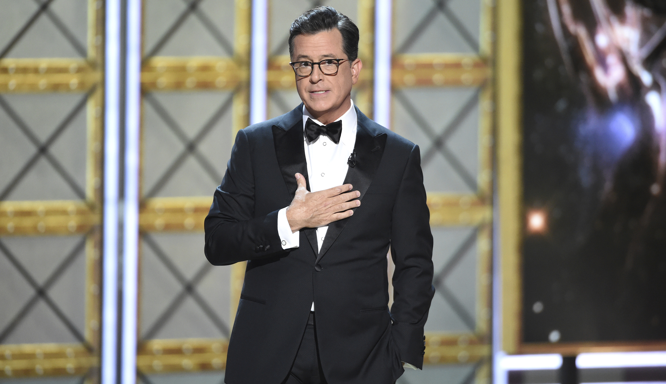 Stephen Colbert spoofs charts drawn up by Louie Gohmert, Sean Hannity