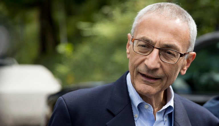 According to a report John Gibbs used the hashtag #SpiritCooking four times in 2016, the hashtag that was used to push the conspiracy theory that claimed John Podesta (pictured) was part of a satanist ceremony. (AP Photo/Andrew Harnik, File)