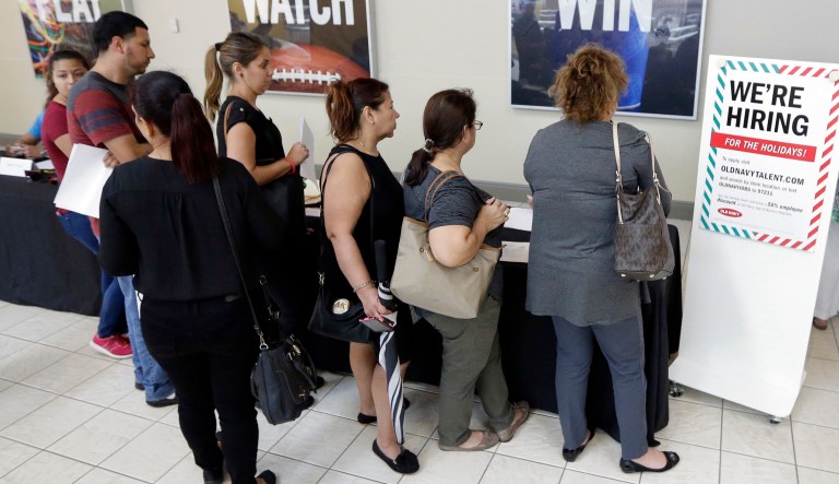 Forecasters had expected claims to rise to a still-ultra-low 235,000 after last week's rock-bottom. (AP Photo/Alan Diaz)