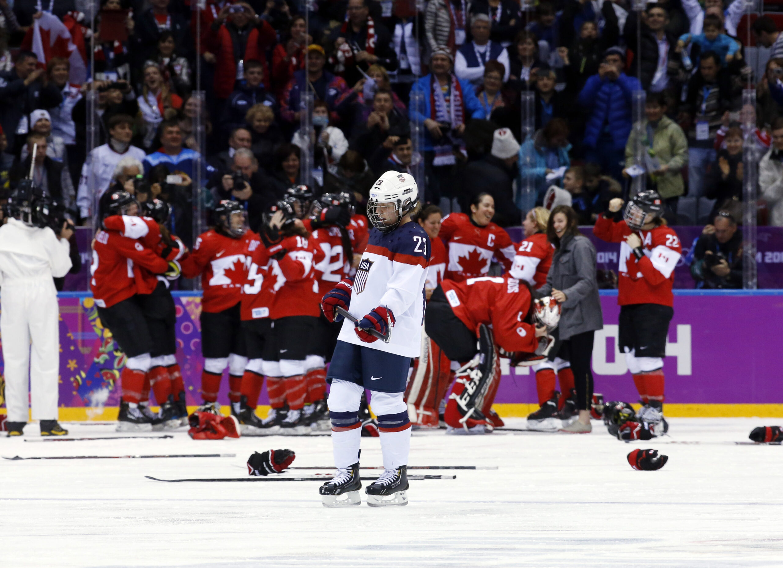 Canada women beat US 3-2 in OT for Olympic gold