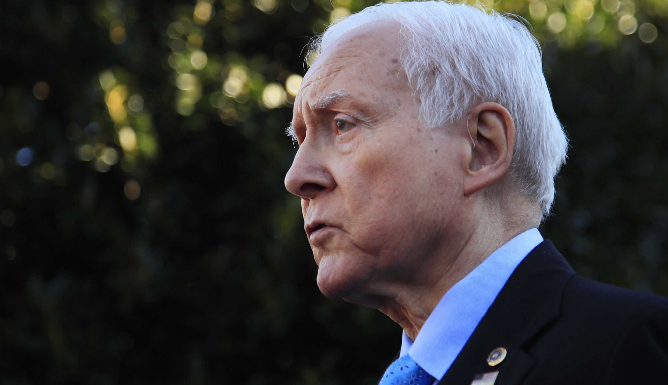No, Sen. Orrin Hatch didn’t say he wanted poor people to die