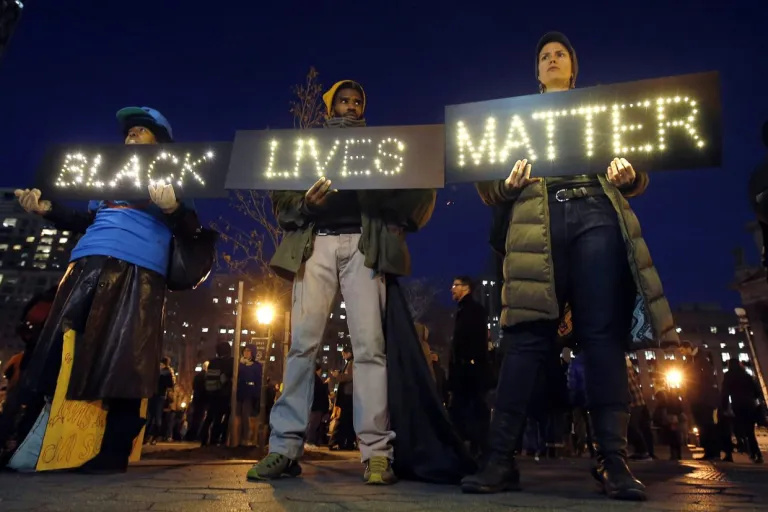 The Black Lives Matter movement is teaming up with New York-based ad agency J. Walter Thompson to create a nationwide Google Maps-based website to show shoppers where to find small businesses and restaurants owned by African-Americans. (AP Photo/Jason DeCrow, File)