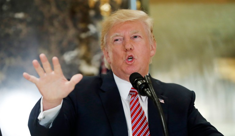 Trump told reporters that he still thinks there is 