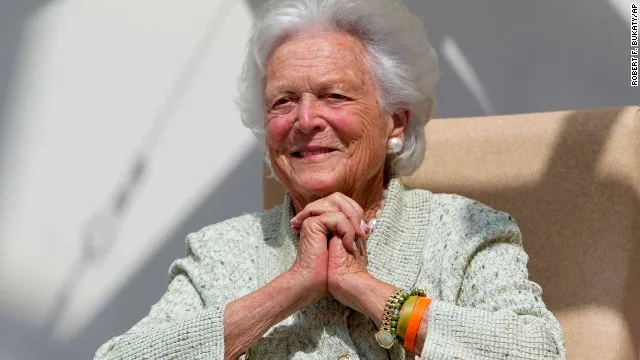 Barbara Bush to host reading event, dispelling health concerns