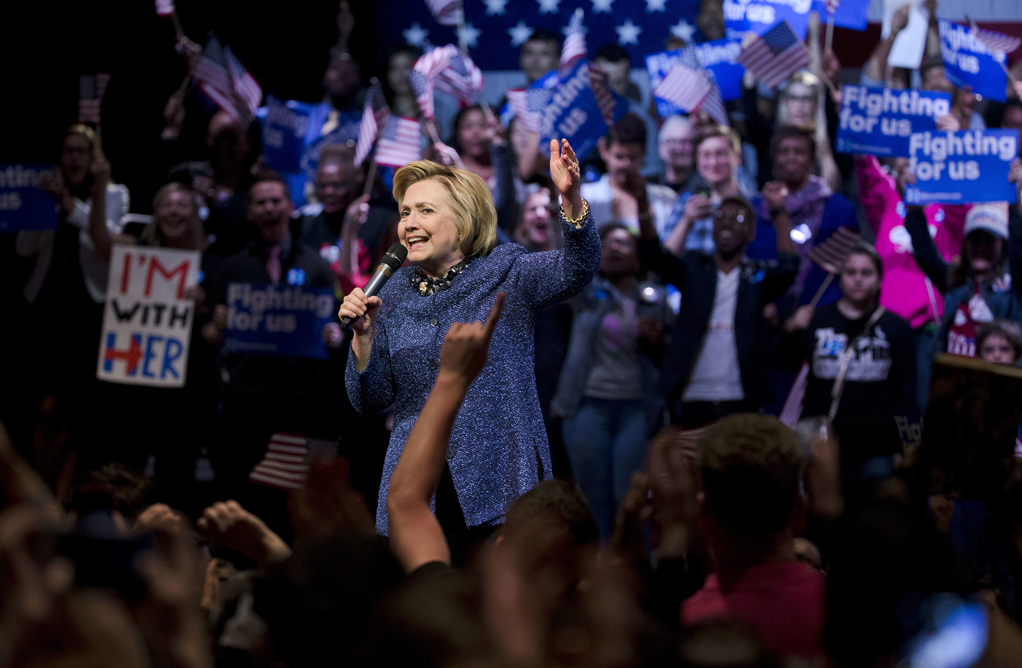 Clinton: ‘For whatever reason I do attract a lot of attacks’