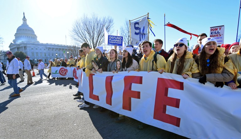 Why not accept the modest limit of five months, one that is widely supported by voters from both parties, especially when almost every other civilized nation in the world prohibits elective abortion past three months of pregnancy? (AP Photo/Susan Walsh)