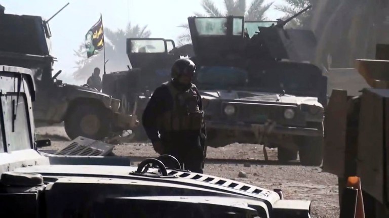 The offensive to take back the city center of Ramadi, the provincial capital of Anbar Province, began roughly two weeks ago. (AP Photo)