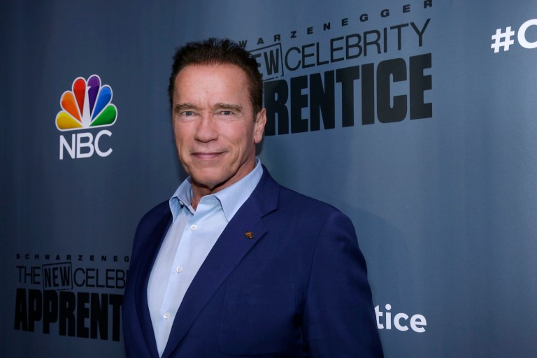 Arnold Schwarzenegger responded Thursday to President Trump bashing his television ratings as the host of 