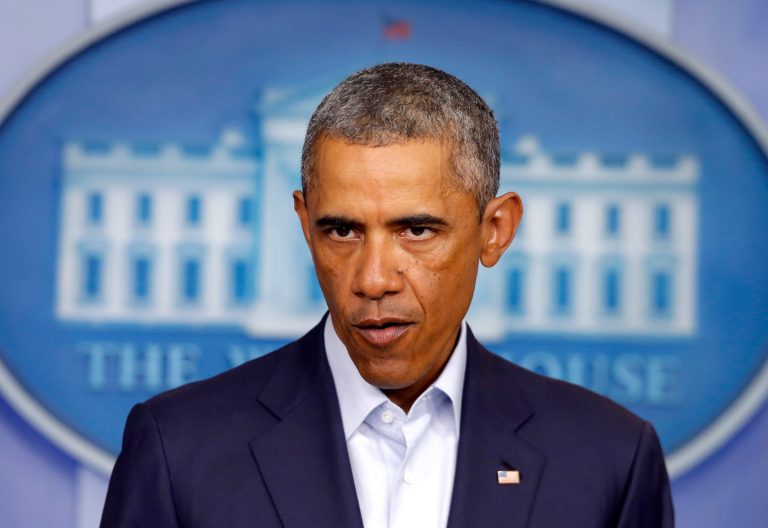 President Barack Obama speaks in the James Brady Press Briefing Room of the White House in Washington, Monday, Aug. 18, 2014. Taking a two-day break from summer vacation, President Barack Obama met with top advisers at the White House Monday to review developments in Iraq and in racially charged Ferguson, Mo., two trouble spots where Obama has ordered his administration to intervene. (AP Photo/Charles Dharapak)